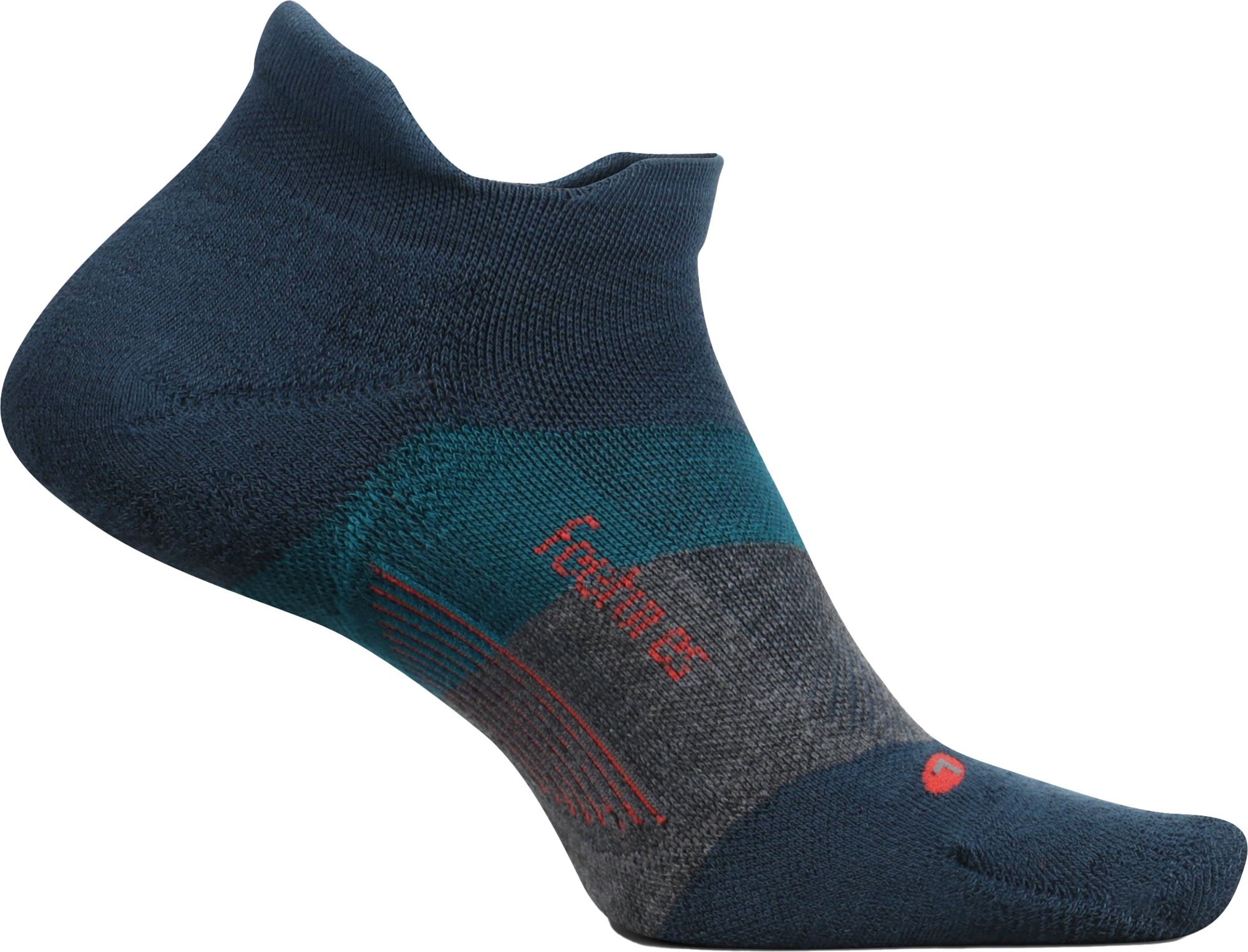 Feetures Elite Max Cushion No Show Tab Socks, Men