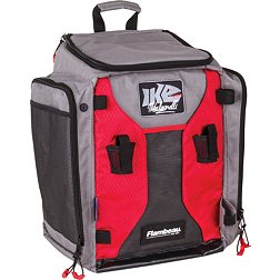  Customer reviews: Flambeau Outdoors R50BK-1 "IKE"  Ritual 50 Backpack, Fishing Organizer Backpack with Hard Organizers Inside  - Gray/Red