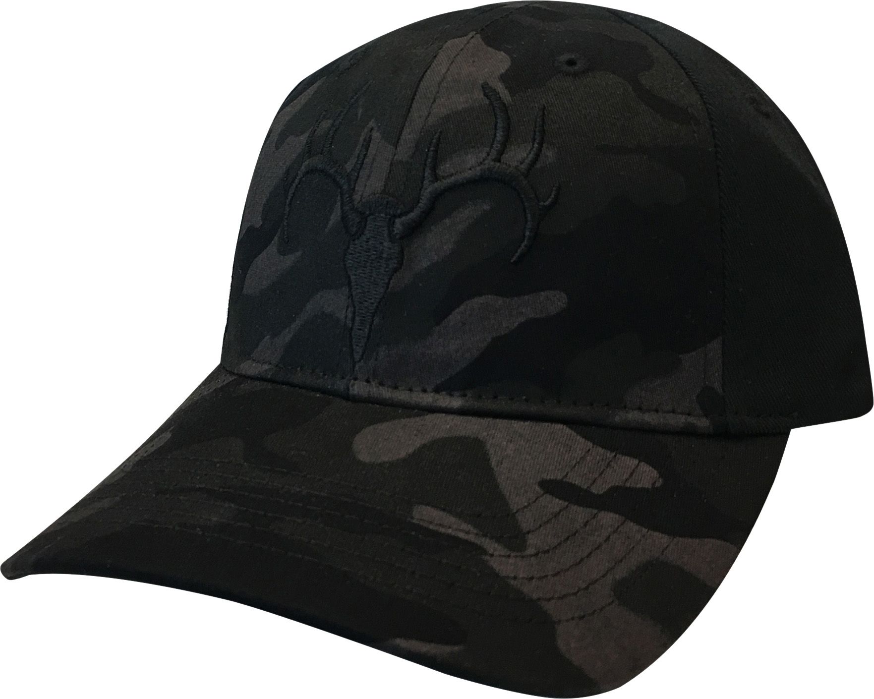 black and camo hat