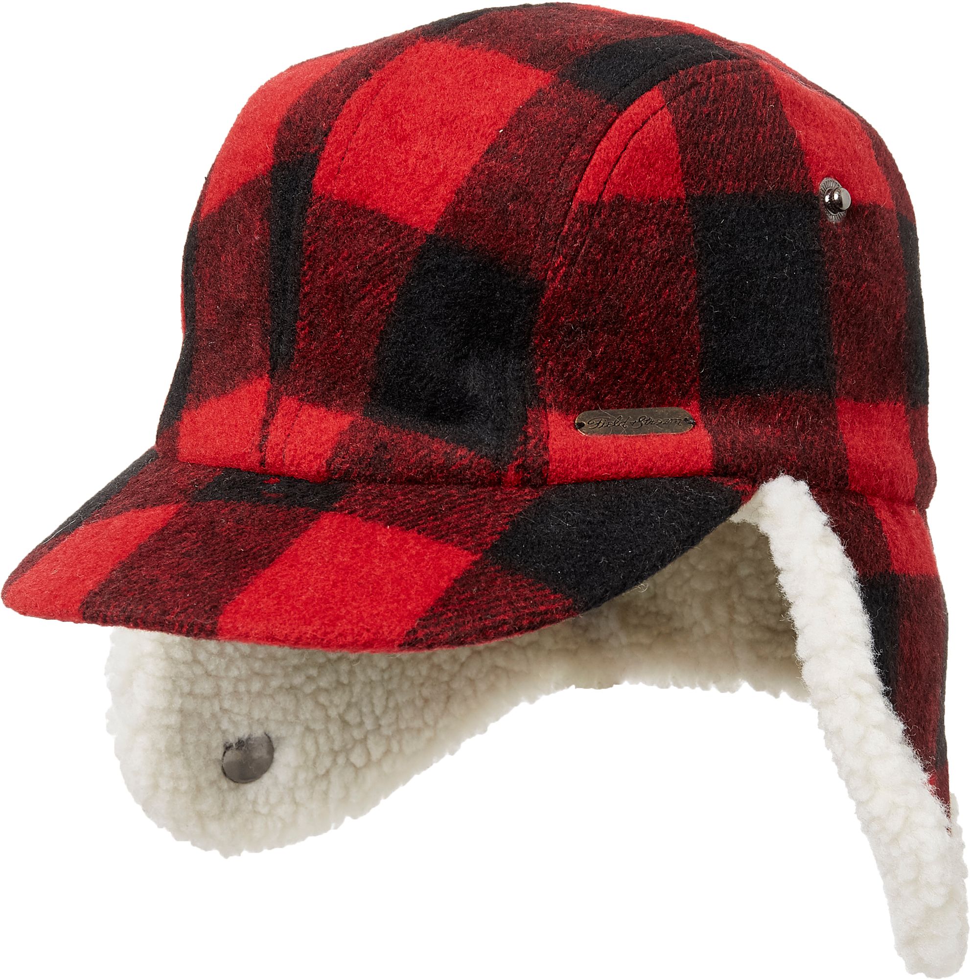 Urban Pipeline Red Buffalo Plaid Ear Flap Trapper Cap Hat Hunting Size S/M NEW 