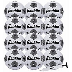 Franklin Competition 100 Soccer Ball with Pump Set - 12 Pack