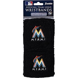Franklin Miami Marlins Embroidered Wristbands