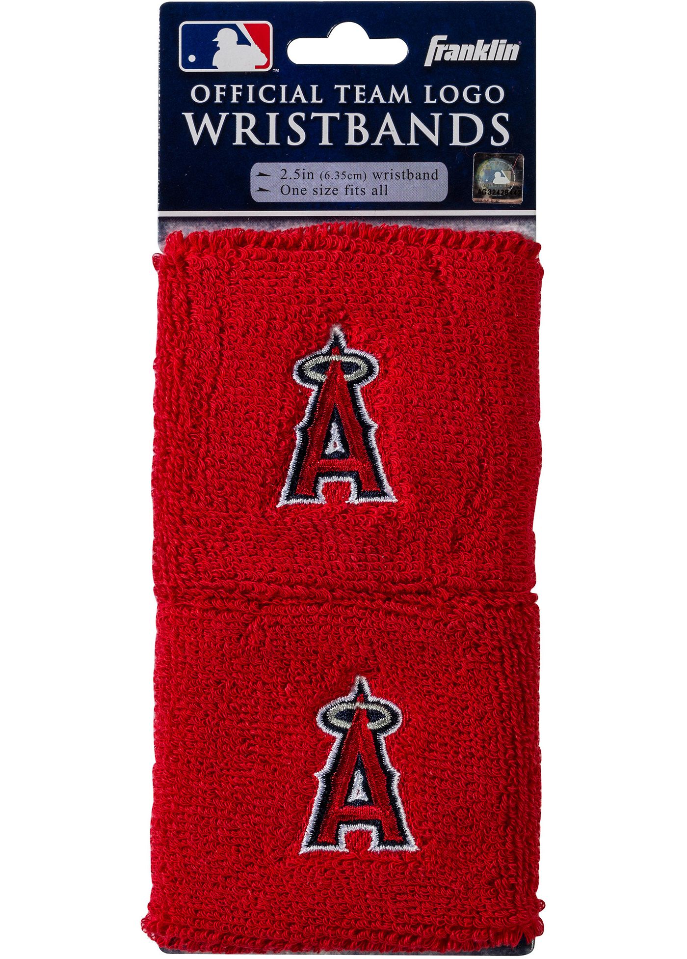 Franklin Los Angeles Angels Embroidered Wristbands DICK'S Sporting Goods