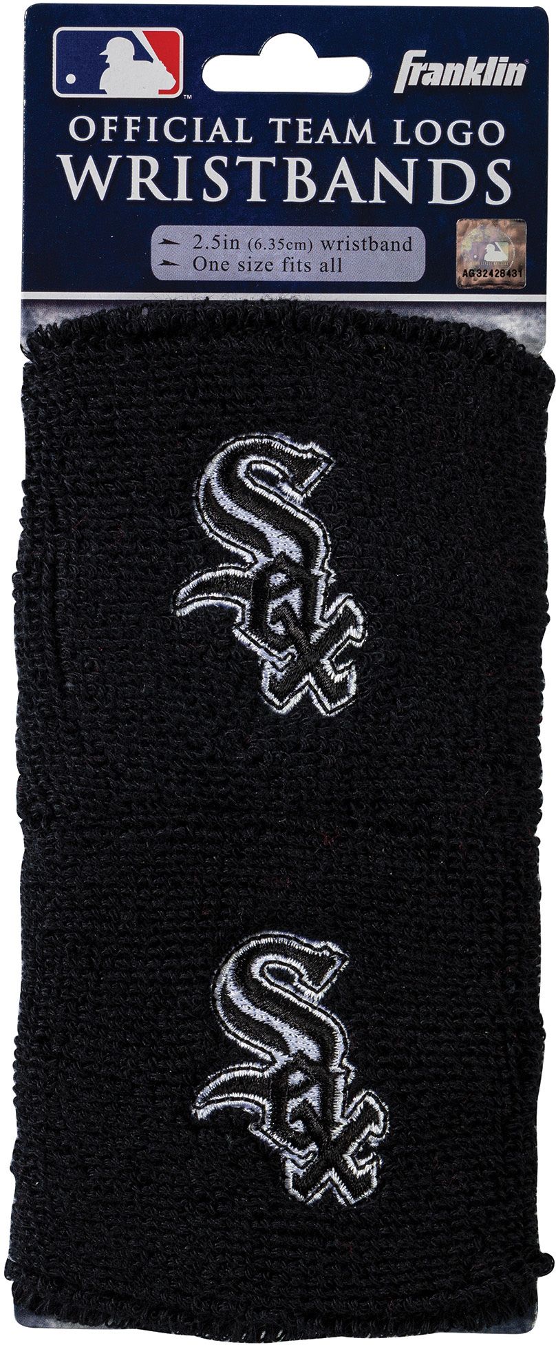 Franklin Chicago White Sox Embroidered Wristbands