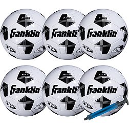 Franklin Competition 100 Soccer Ball with Pump Set - 6 Pack