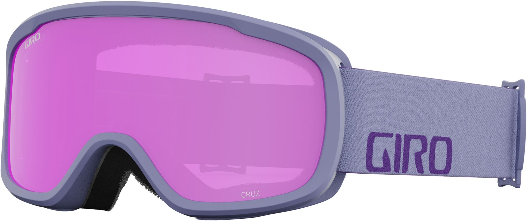Lilac Wordmark Strap / Amber Pink Lens