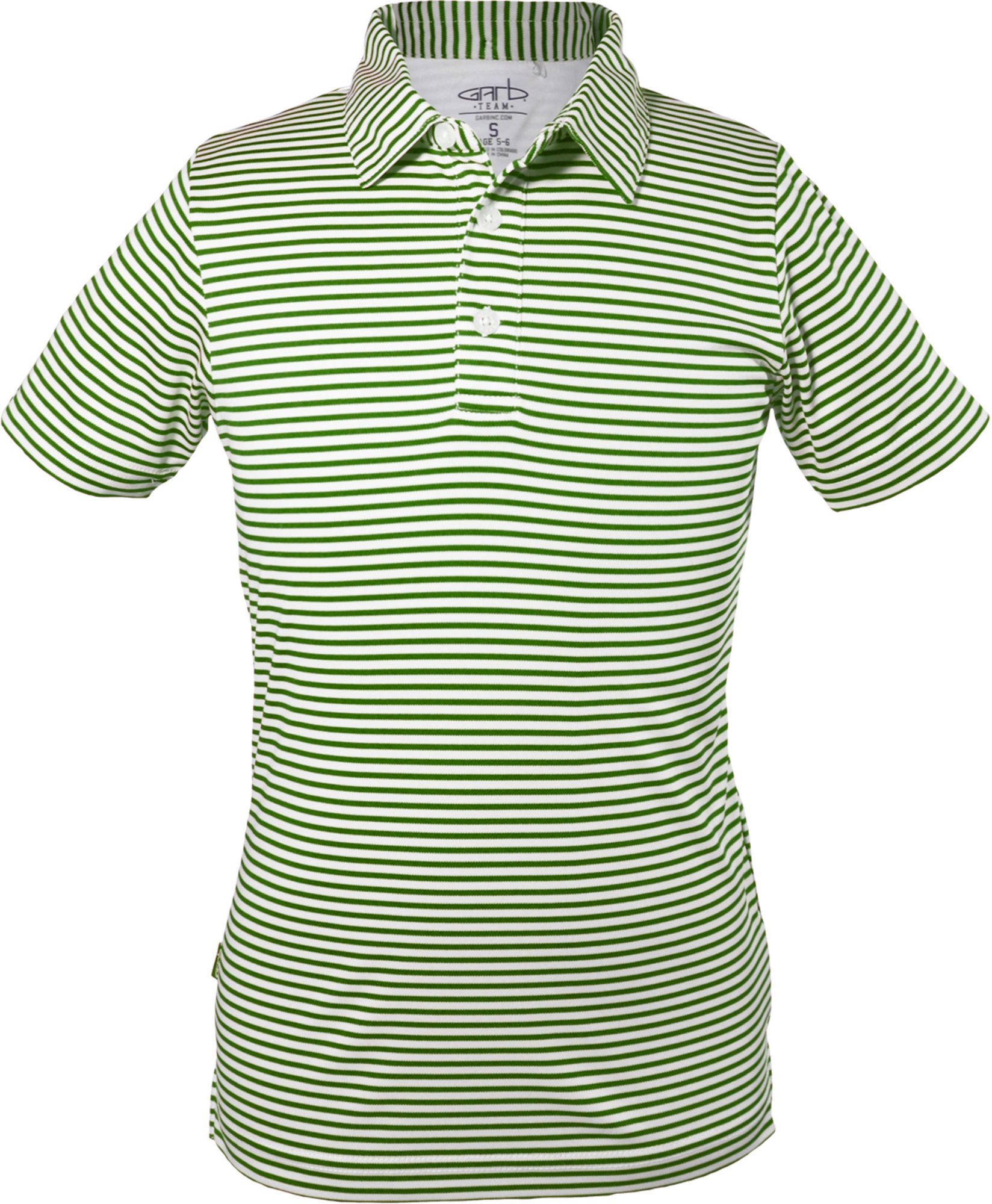 Garb Boys' Striped Carson Golf Polo
