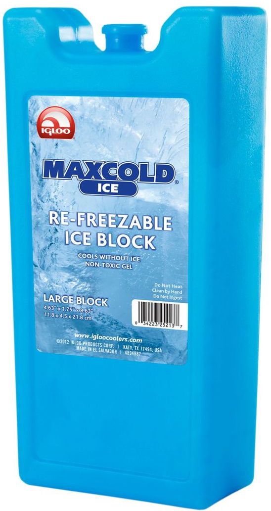 Photos - Cooler Bag Igloo Maxcold Ice Large Freeze Block 18IGLAMXCLDCLRGXXODR 