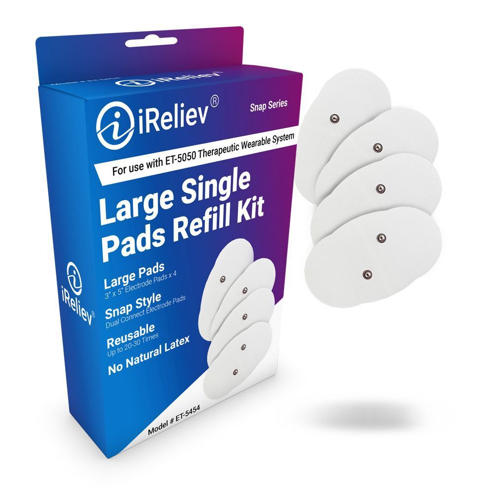 iReliev Electrode Pads for Wireless TENS Unit and EMS Wearable System 30$