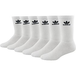 adidas Men's Originals Trefoil Crew Socks 6 Pack
