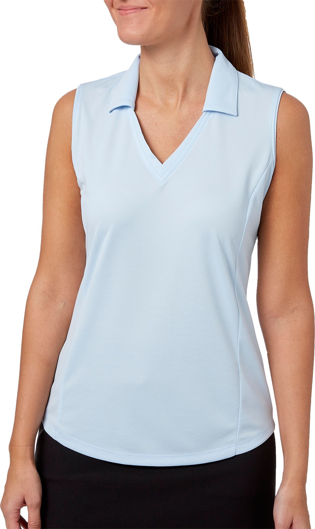 women's sleeveless golf shirts