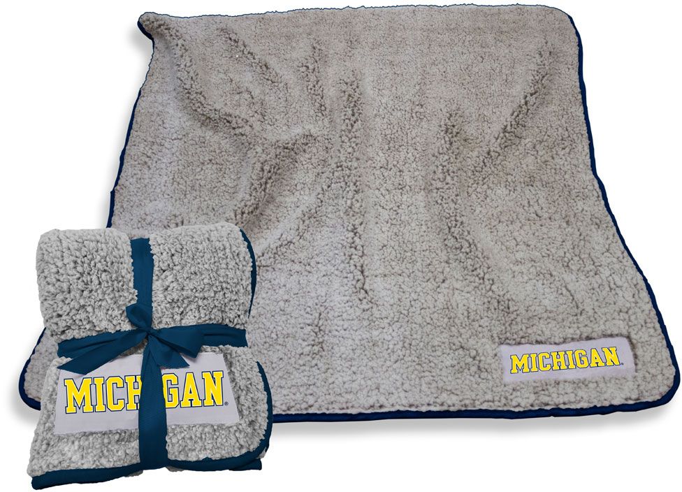 Logo Brands Michigan Wolverines 50'' x 60'' Frosty Fleece Blanket