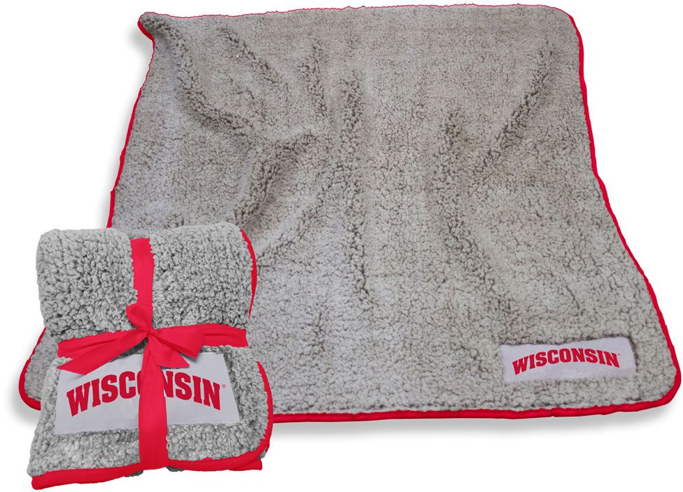 Logo Brands Wisconsin Badgers 50'' x 60'' Frosty Fleece Blanket