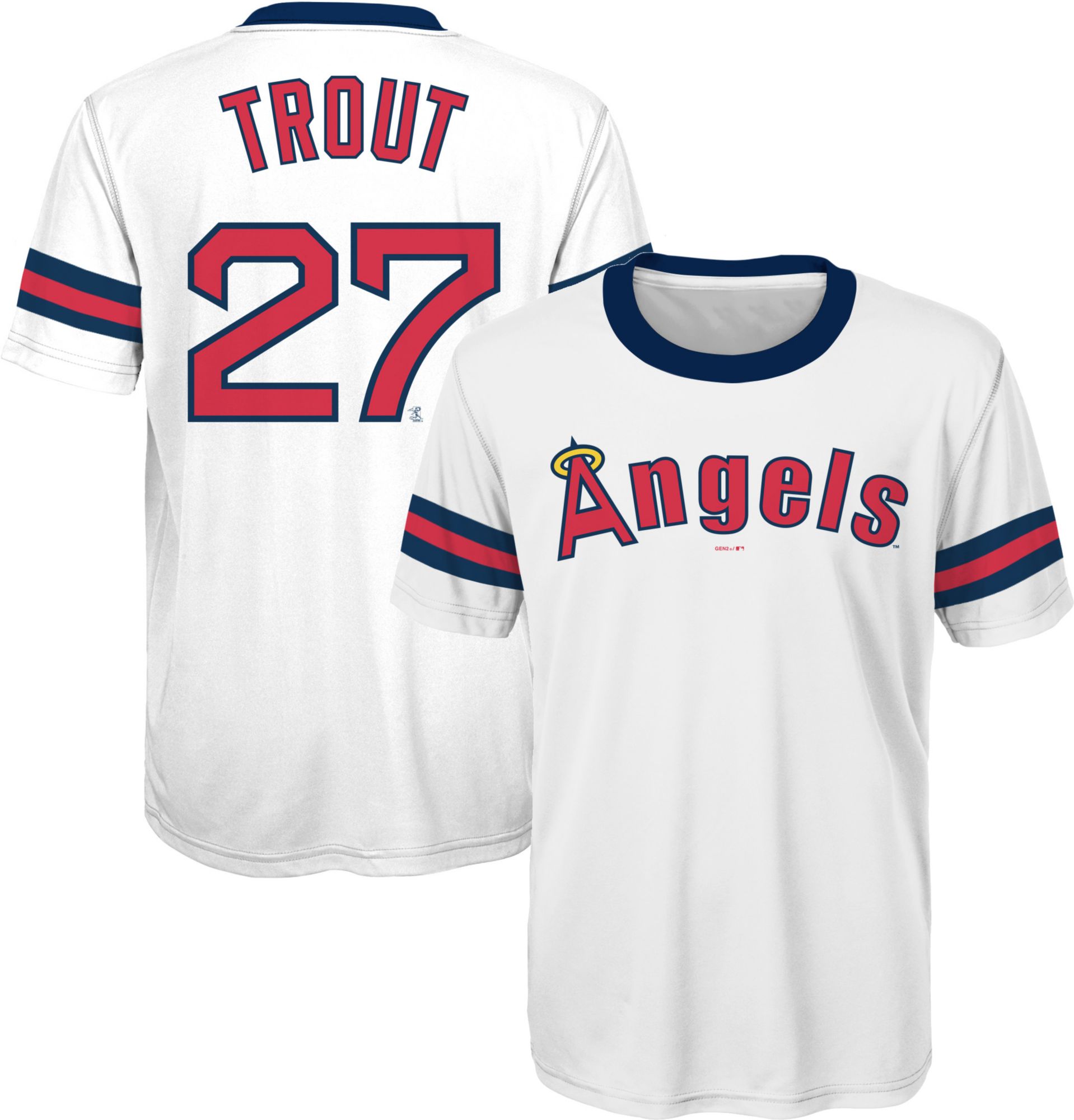 mike trout retro jersey