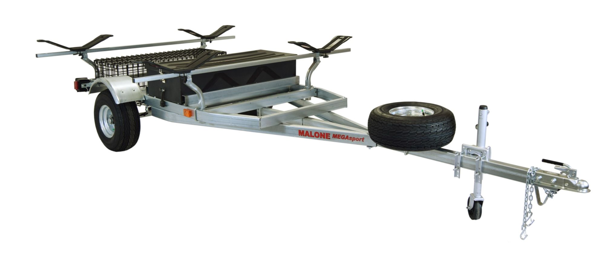 Malone Auto Racks MegaSport 2-Boat MegaWing Trailer Set with Storage