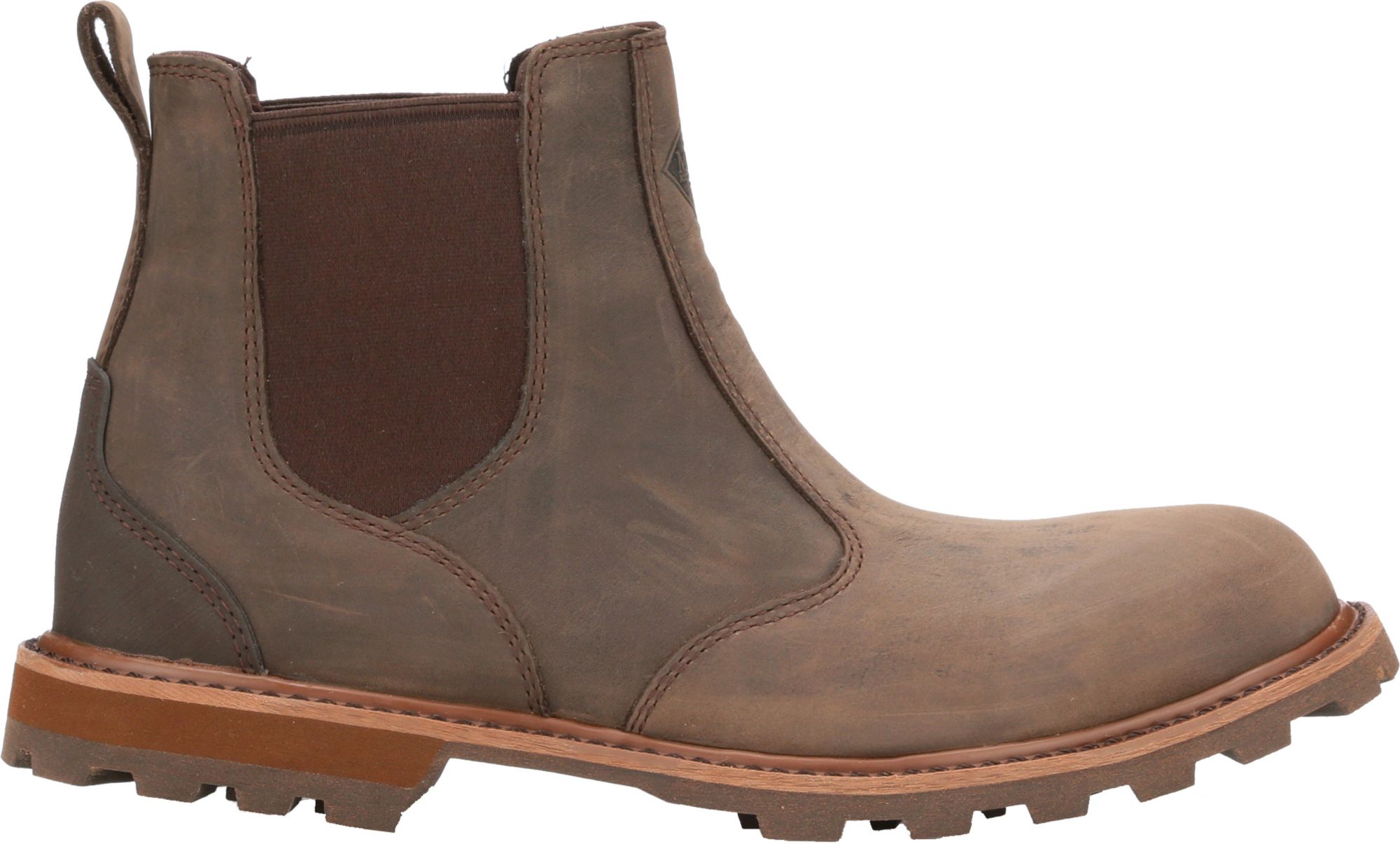 mens brown leather chelsea boots