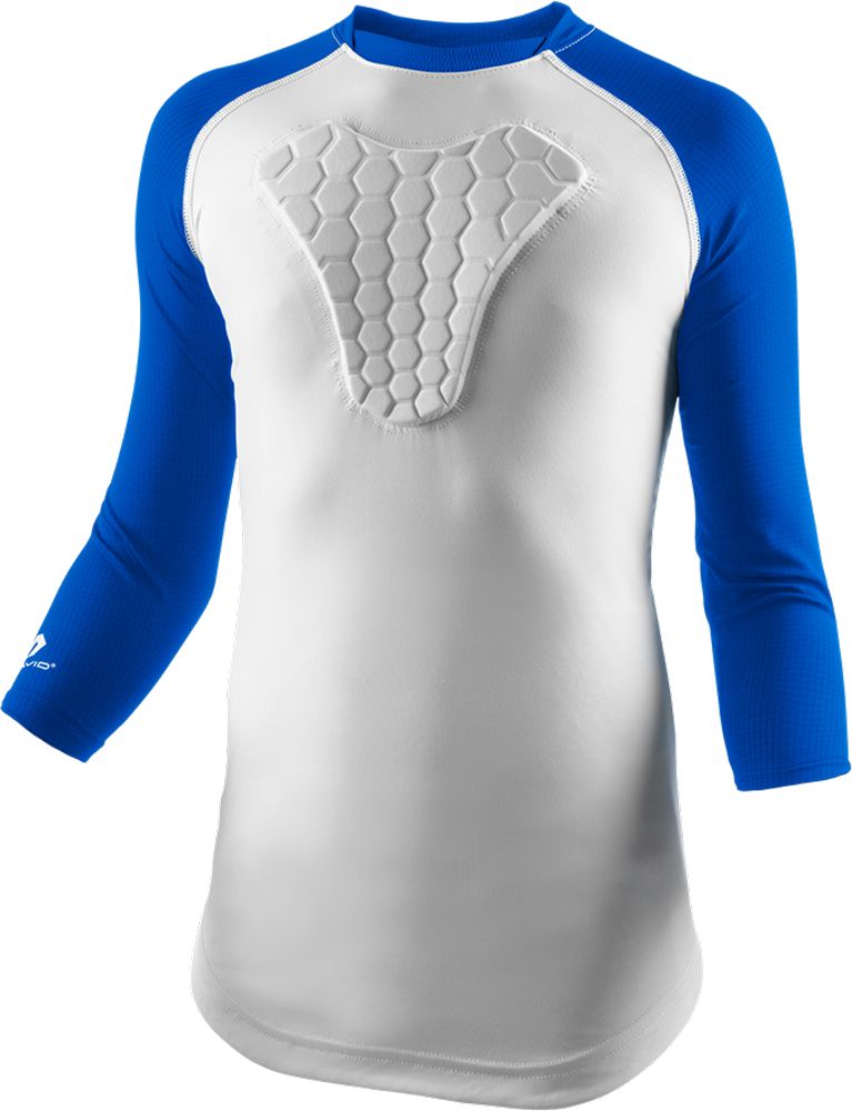 McDavid Youth HEX ¾ Sleeve Sternum Shirt