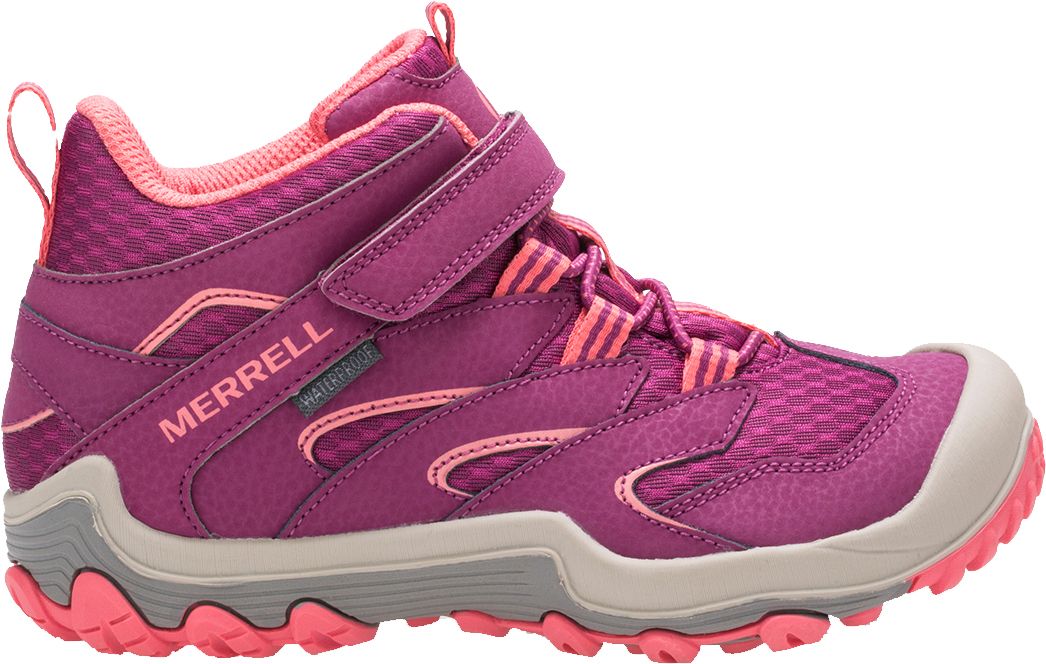 pink walking boots