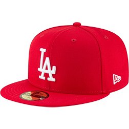 New Era Men's Los Angeles Dodgers 59Fifty Basic Red Fitted Hat