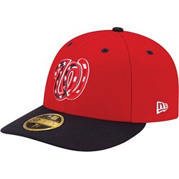 New Era Men's Washington Nationals 59Fifty Alternate Red Low Crown Fitted Hat
