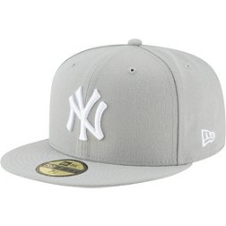 New Era Men's New York Yankees 59Fifty Basic Grey Fitted Hat