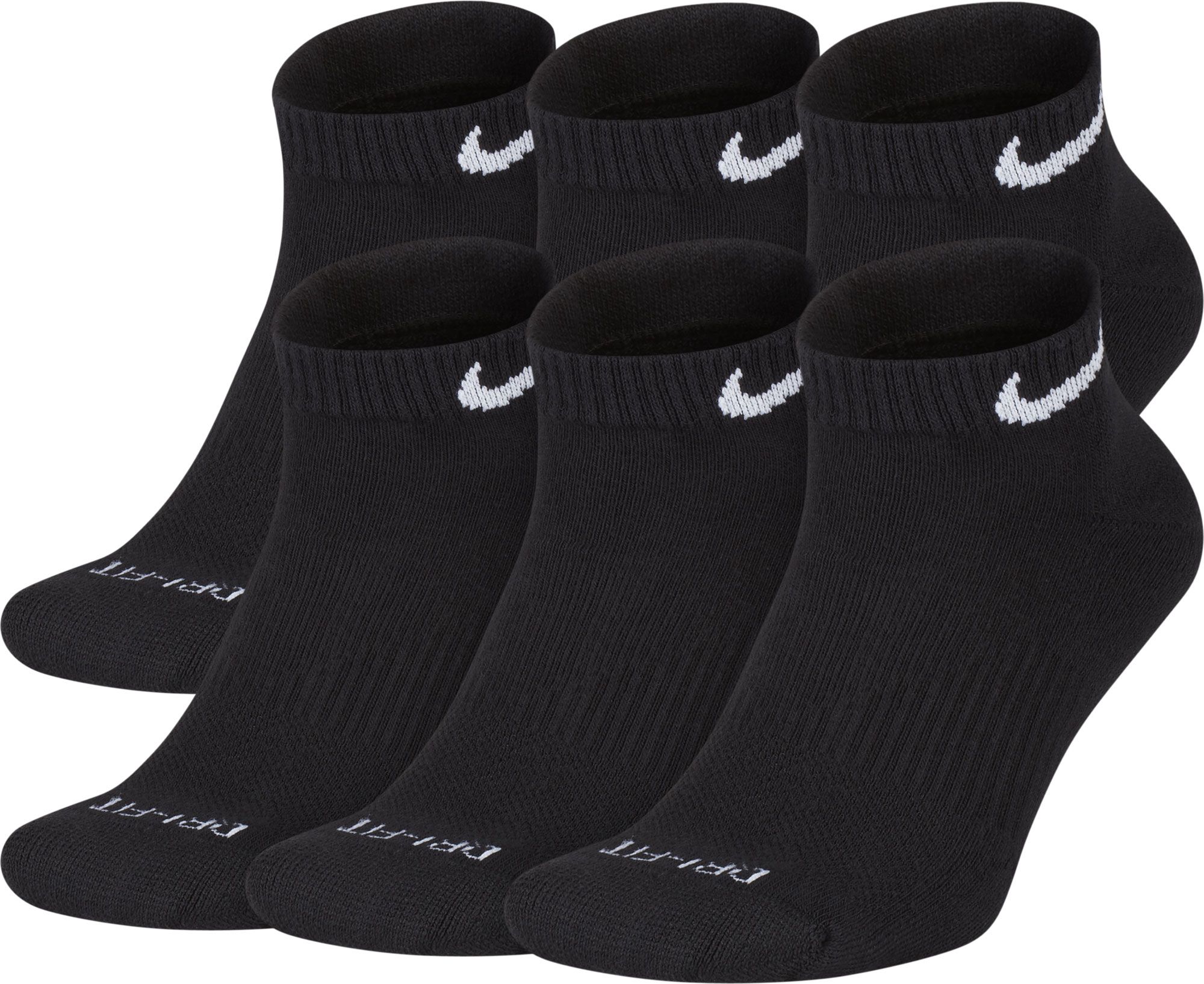 Nike Dri-FIT Everyday Plus Cushion Training Low Socks 6 Pack