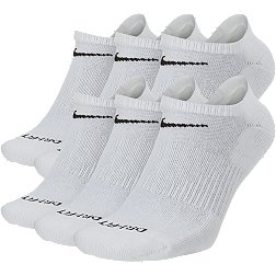 Nike SX4829-101: Dri-FIT Half Cushion Low Cut Socks White (S
