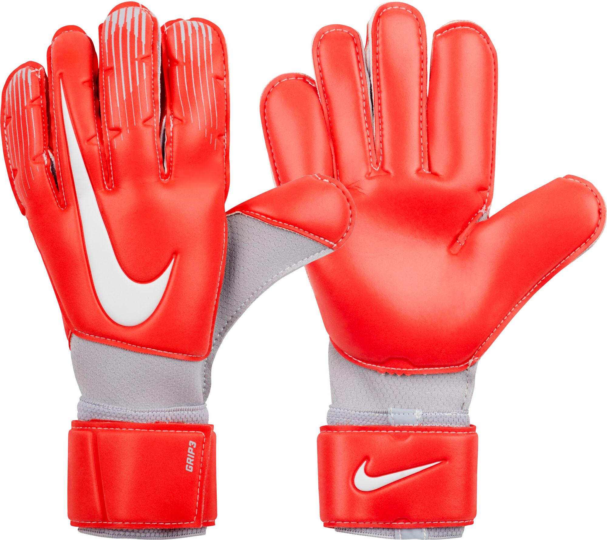 red nike goalie gloves