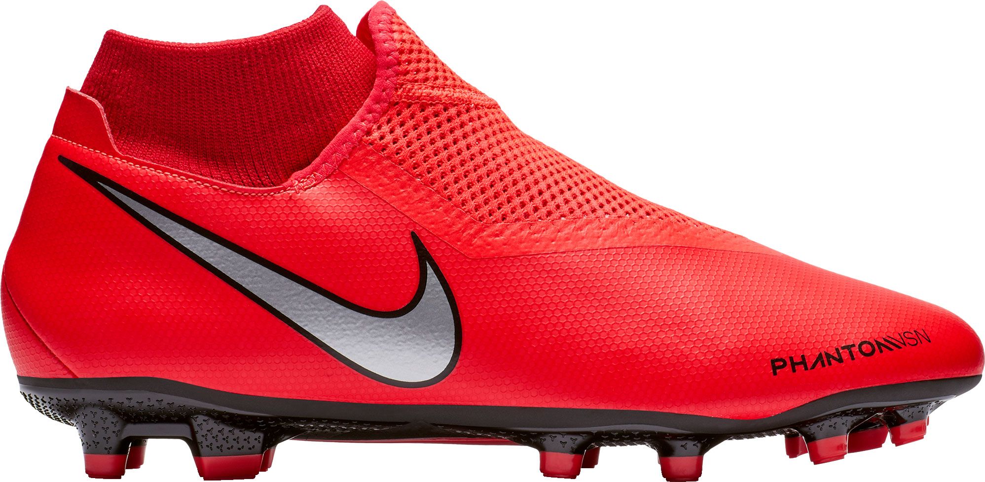 all red soccer cleats