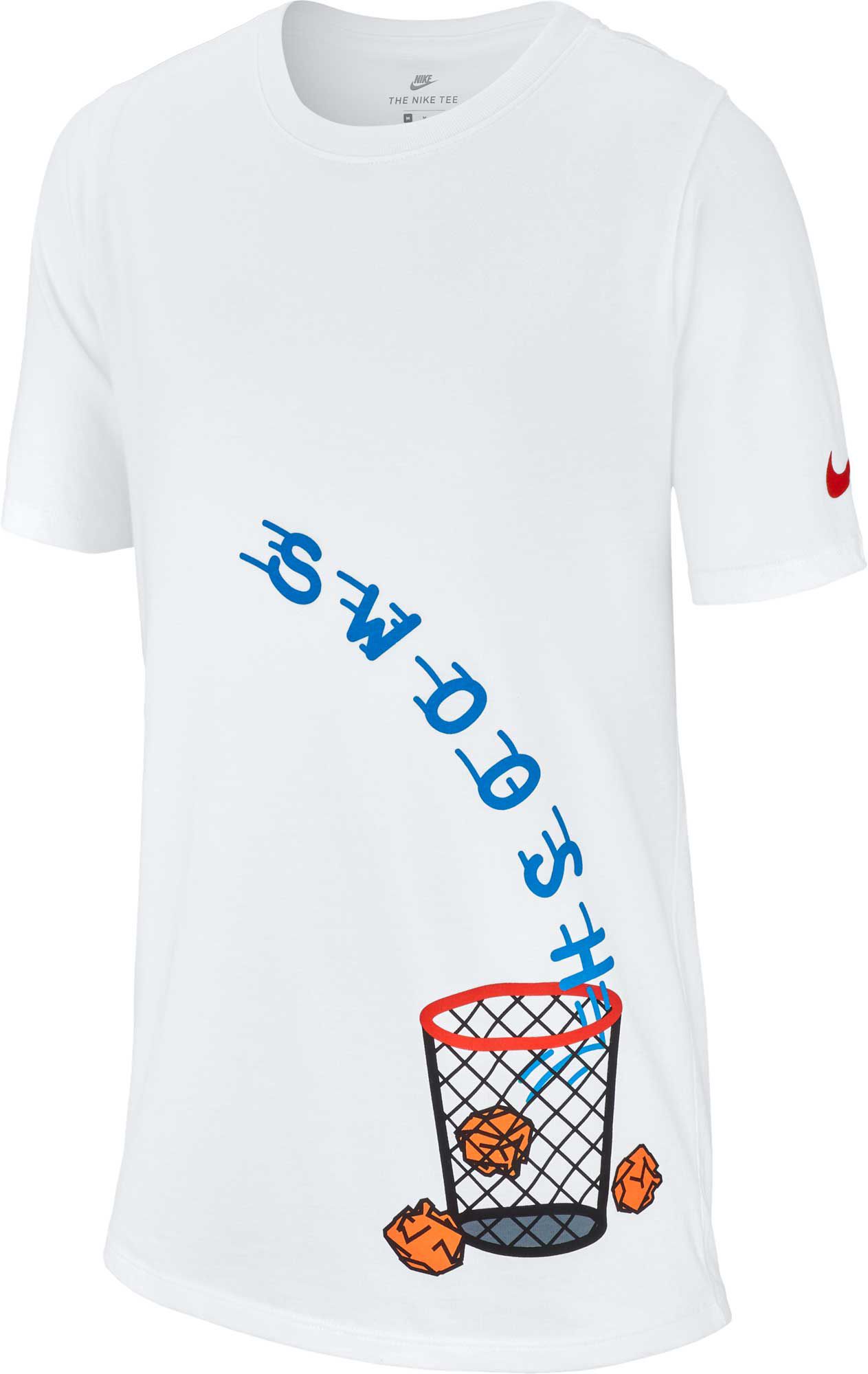 nike ball in t shirt