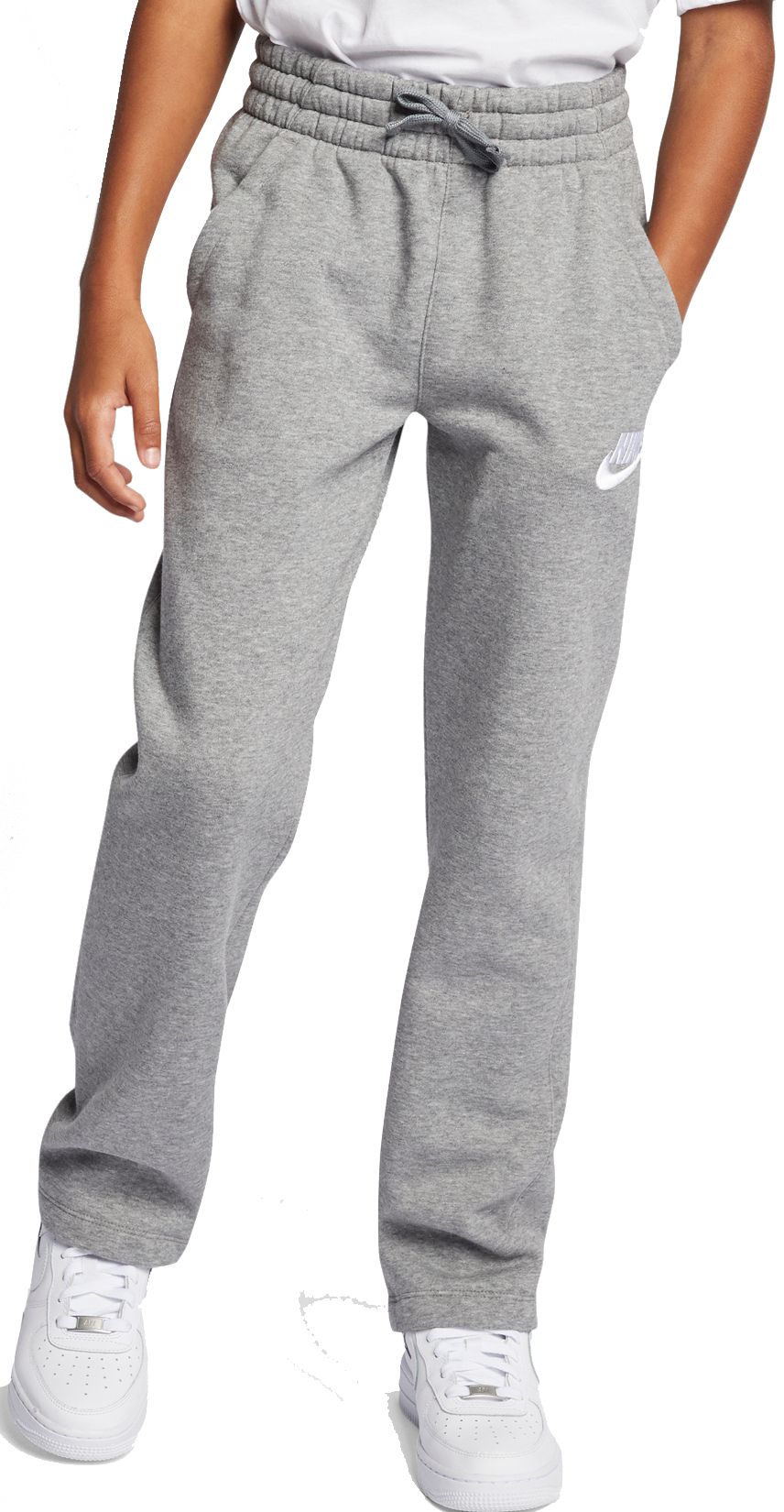 grey nike sweatpants loose fit