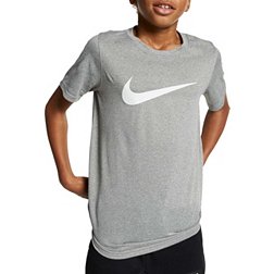 Dick's Sporting Goods Nike Youth Boys' Milwaukee Brewers Dark Gray Swoosh  Town T-Shirt