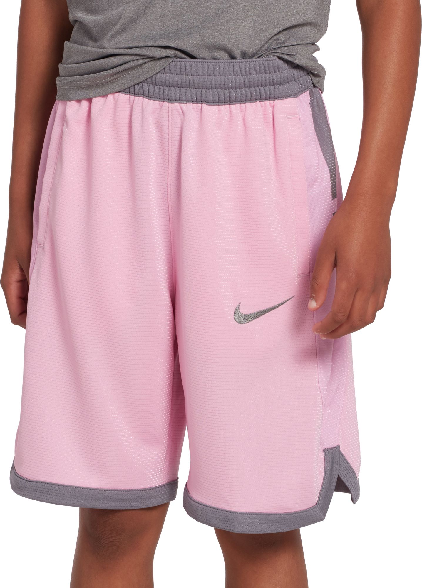 pink nike basketball shorts