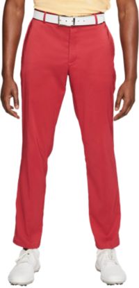 red nike golf pants