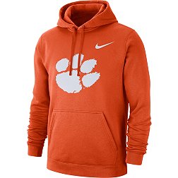Nike Men's Clemson Tigers Orange Club Fleece Pullover Hoodie