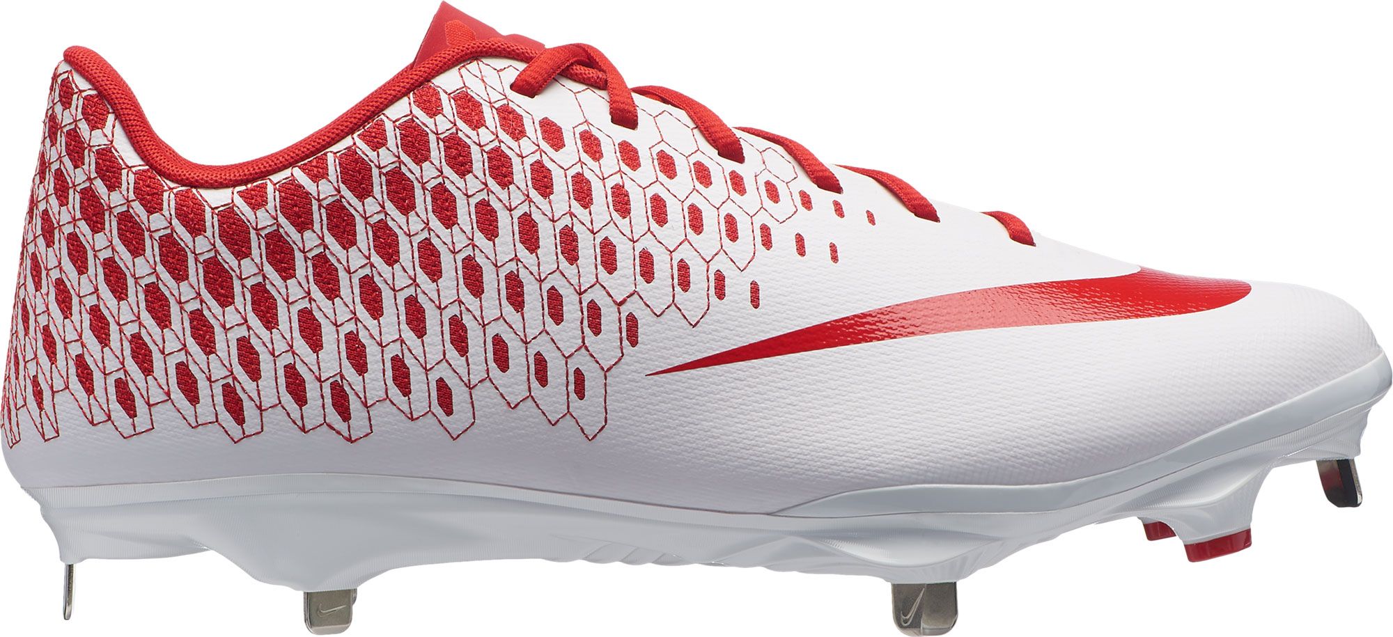 red and white nike baseball cleats