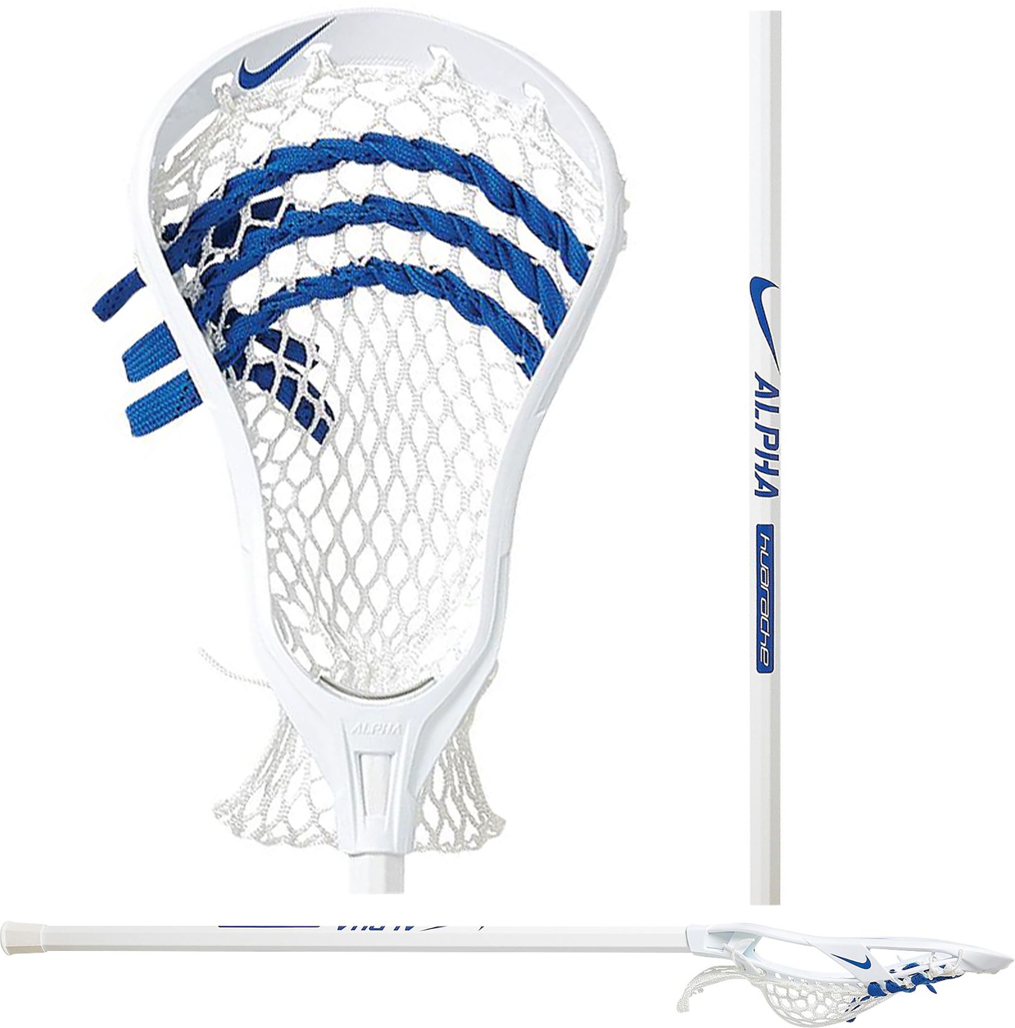 Nike Vapor Elite Lacrosse Arm Pad, White/Royal, Medium