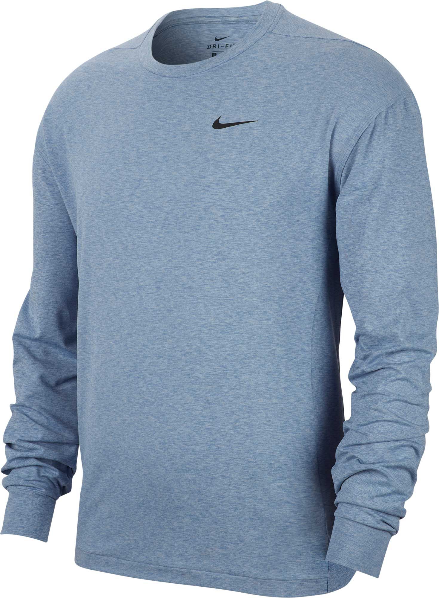 nike men's hyper dry hooded long sleeve tee