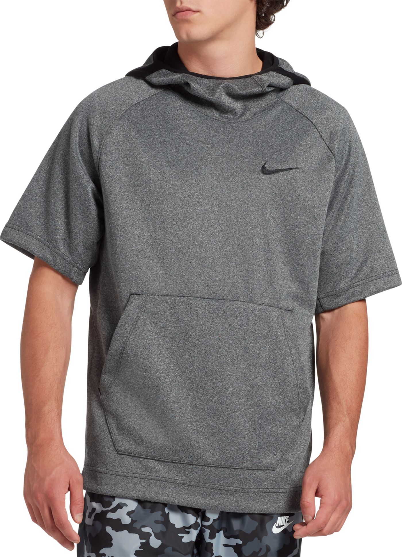 Nike dri fit hooded t shirt