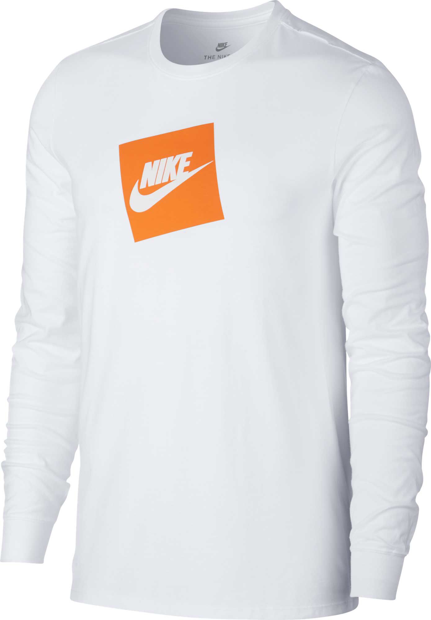 Nike Men's Sportswear Futura Box Long Sleeve Tee - .97