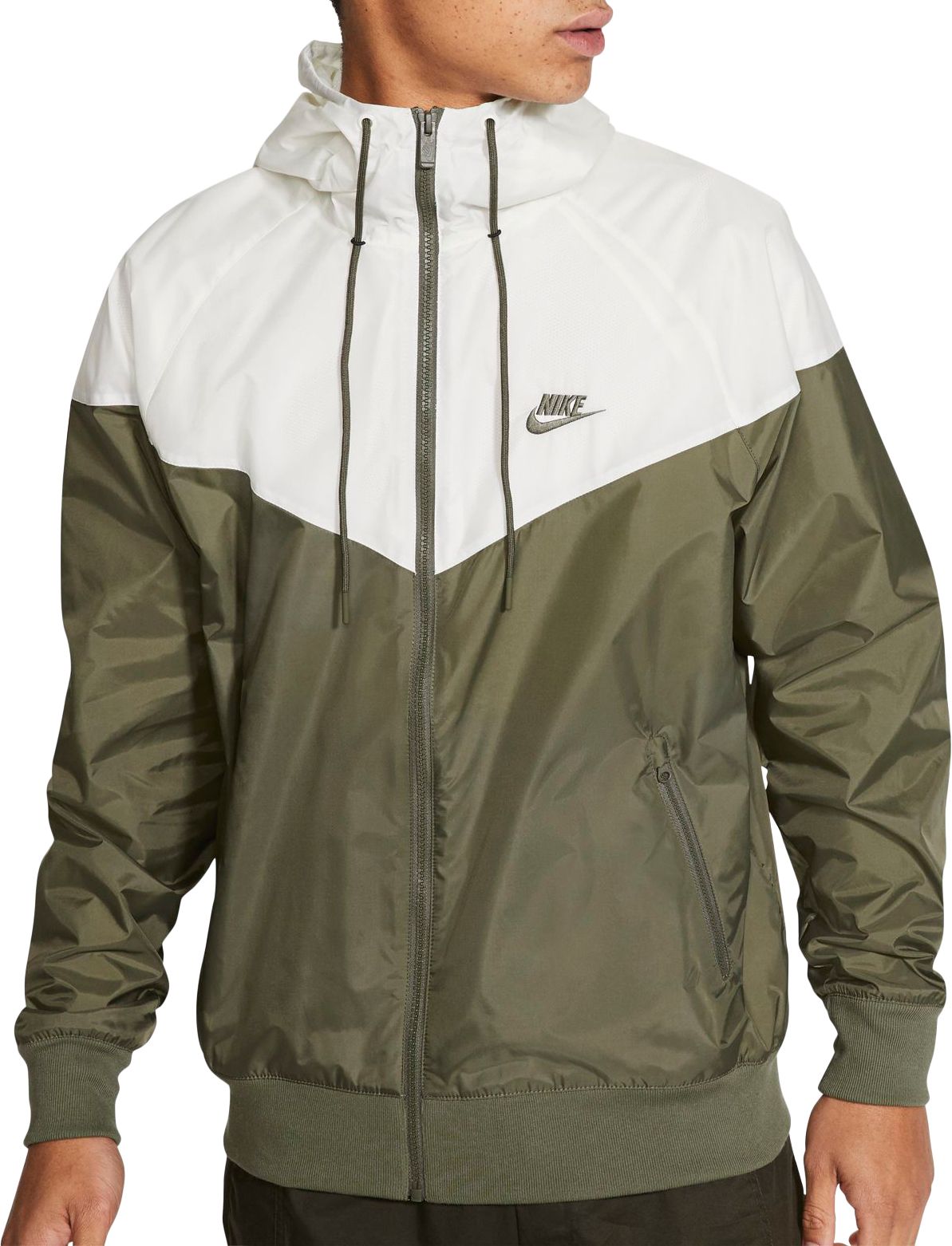 nike jacket olive green