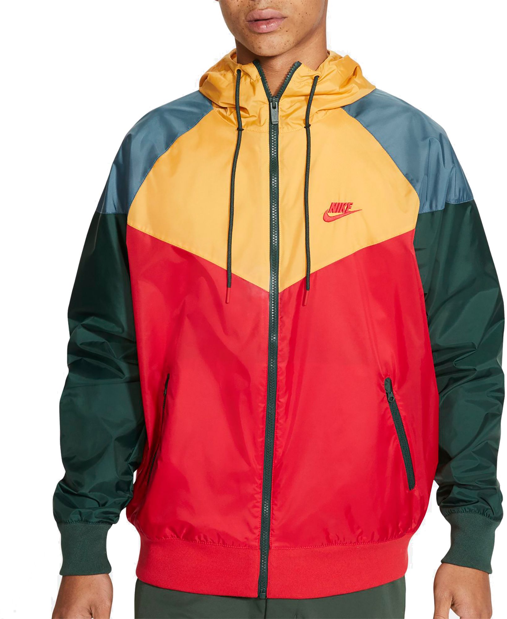 mens red nike windbreaker