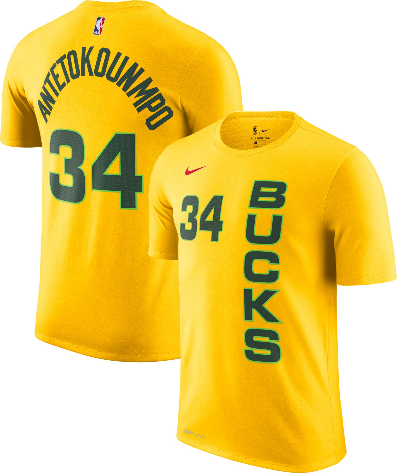 giannis antetokounmpo jersey yellow