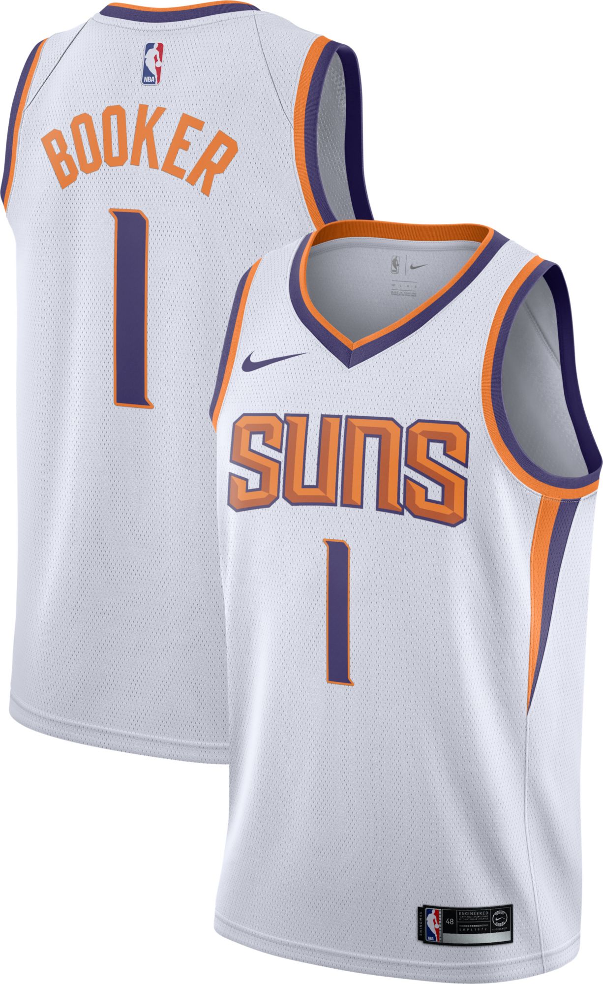 devin booker white jersey