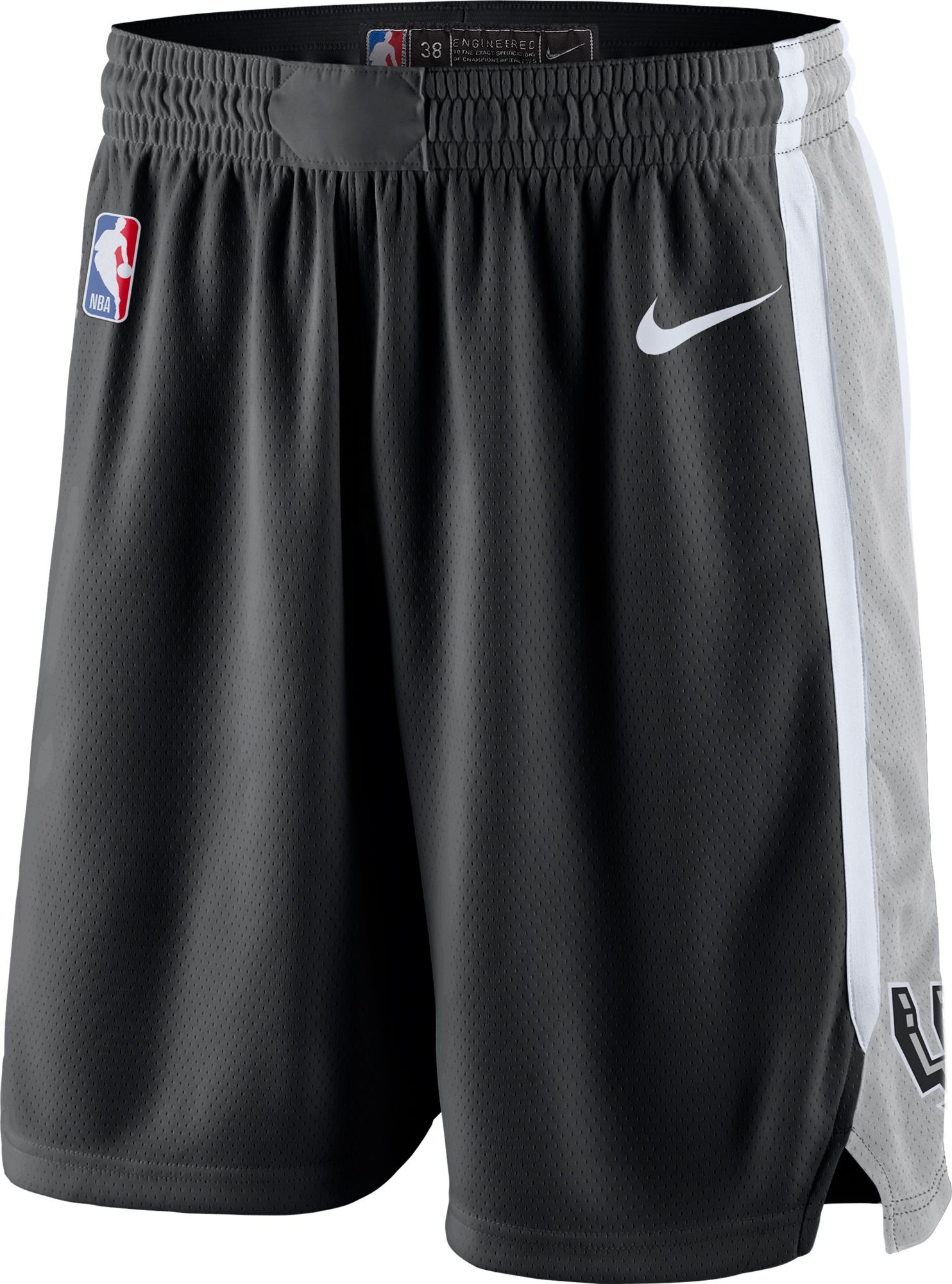 Dick's Sporting Goods Nike Youth Full Roster San Antonio Spurs Black  Dri-FIT Swingman Jersey