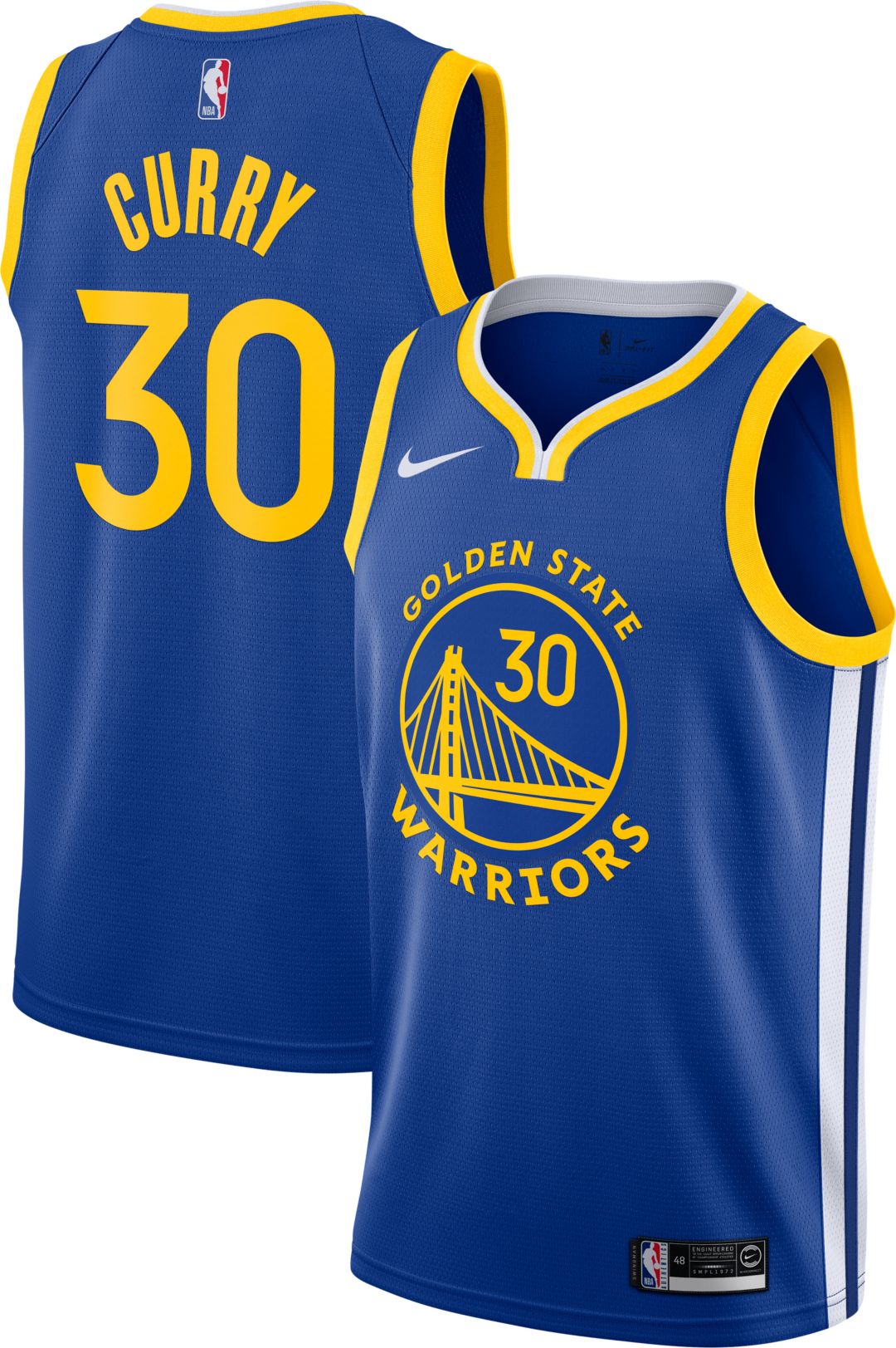 Fan Shop Mens Golden State Warriors Stephen Curry Swingman Jersey #30