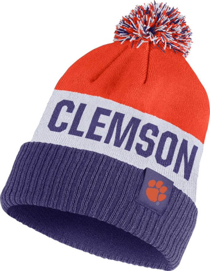 Nike Mens Clemson Tigers Orangewhiteregalia Striped