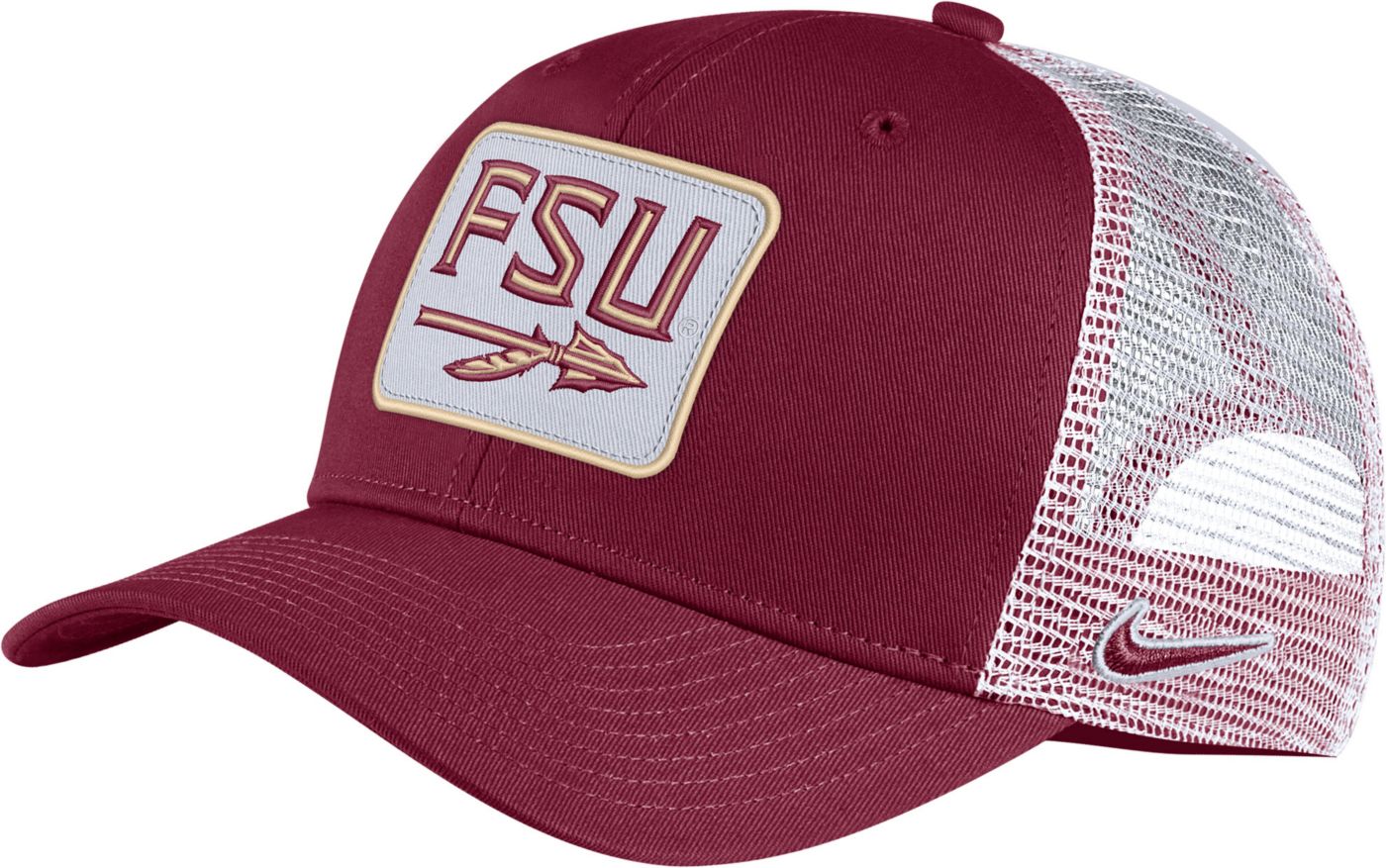 Nike Men's Florida State Seminoles Garnet Classic99 Trucker Hat | DICK ...