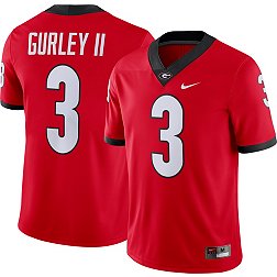 Nike Men's Todd Gurley II Georgia Bulldogs #3 Red Dri-FIT Game Football Jersey