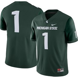 Nike Men's Michigan State Spartans #1 Green Dri-FIT Game Football Jersey